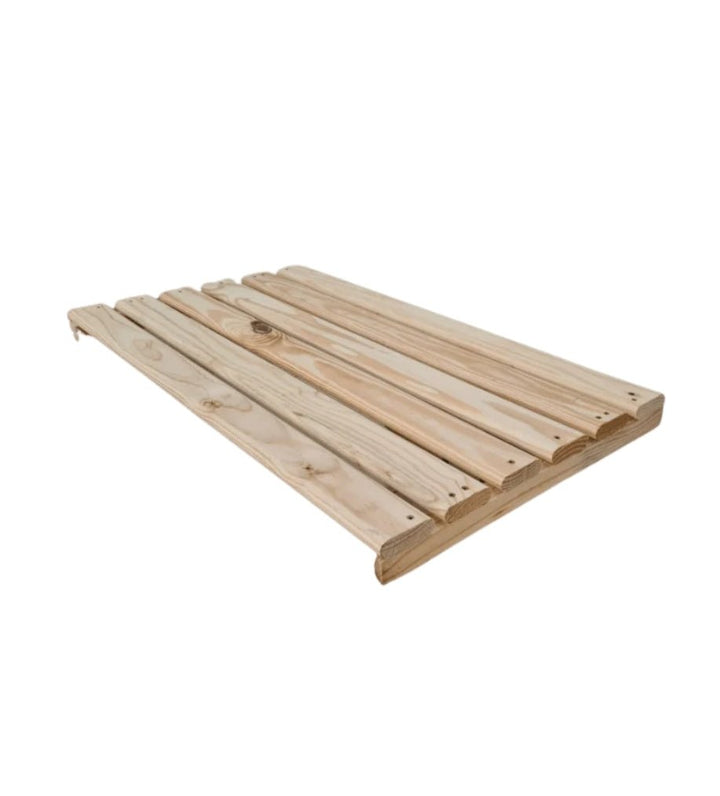 1 Bay DIY Modular Pine Wooden Shelf with 4 levels of Shelves (2.1m High) - Shelf Space Mauritius